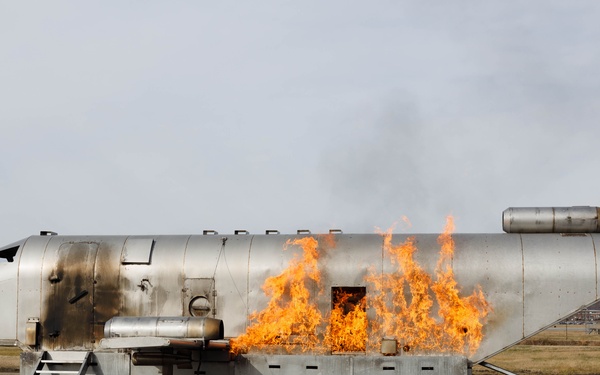 Marine Corps Air Facility Quantico conducts Aircraft Rescue and Firefighting Training Fires