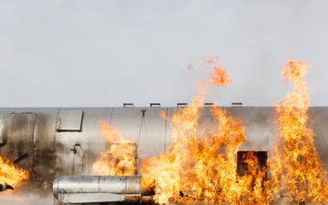 Marine Corps Air Facility Quantico conducts Aircraft Rescue and Firefighting Training Fires