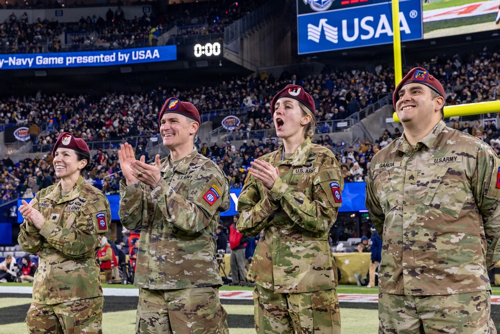 Army-Navy Game, Game Celebration, 82nd CAB Cheer