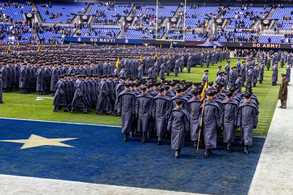 Army-Navy Game, Game Celebration, Marching
