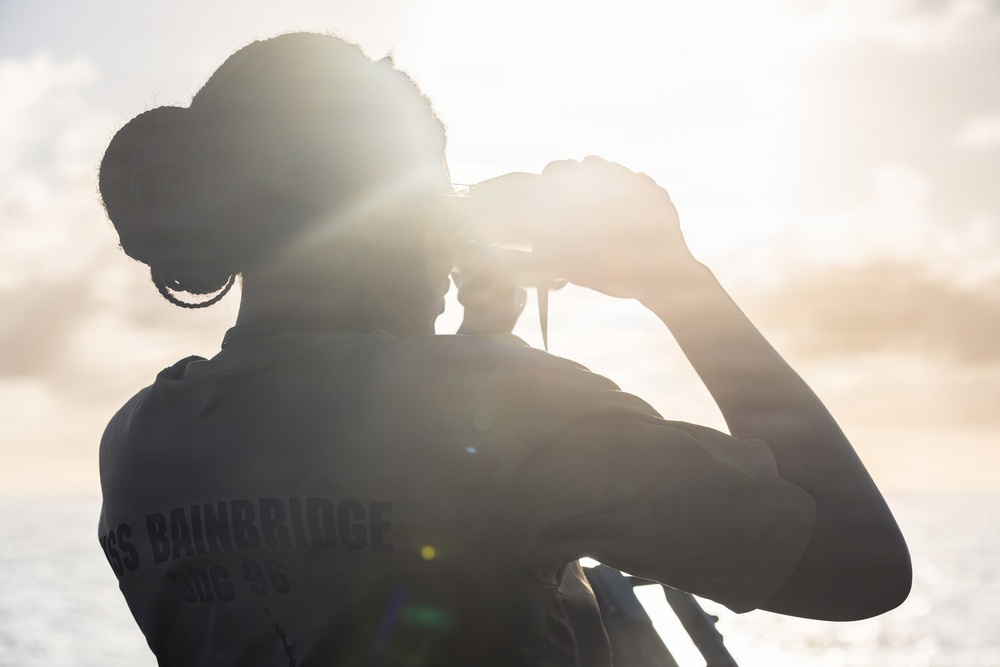 USS Bainbridge Daily Operations