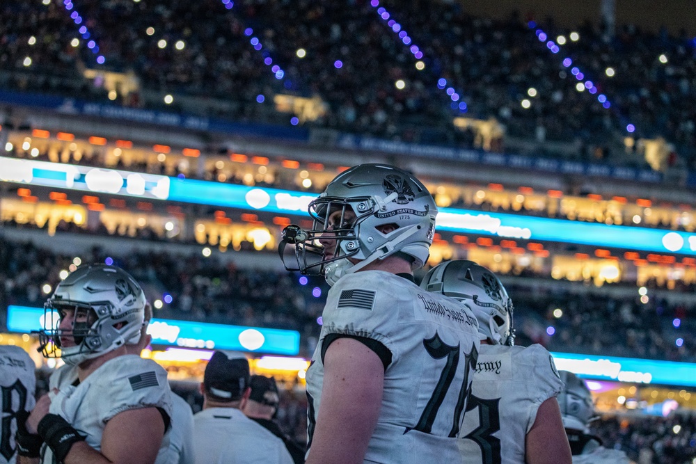 Army-Navy Game, Game Celebration, Stood there.. Menacingly