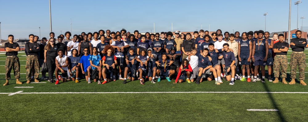 Glazier Clinics visits Manvel High School