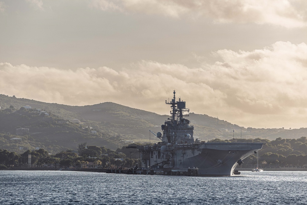 USS Iwo Jima in St. Croix, U.S. Virgin Islands