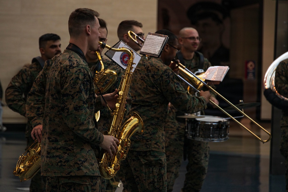 Quantico Marine Brass Band Performs at the National Museum of the Marine Corps