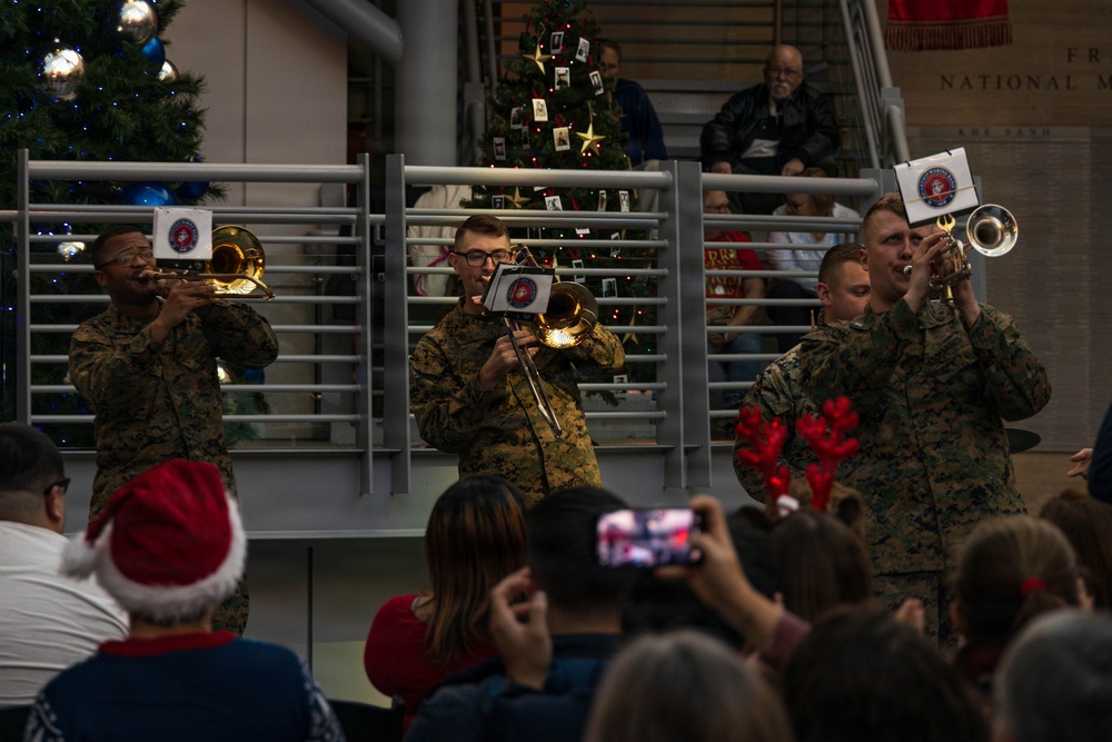 Quantico Marine Brass Band Performs at the National Museum of the Marine Corps