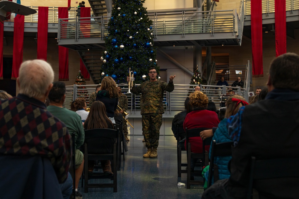 Quantico Marine Brass Band Performs at the National Museum of the Marine Corps
