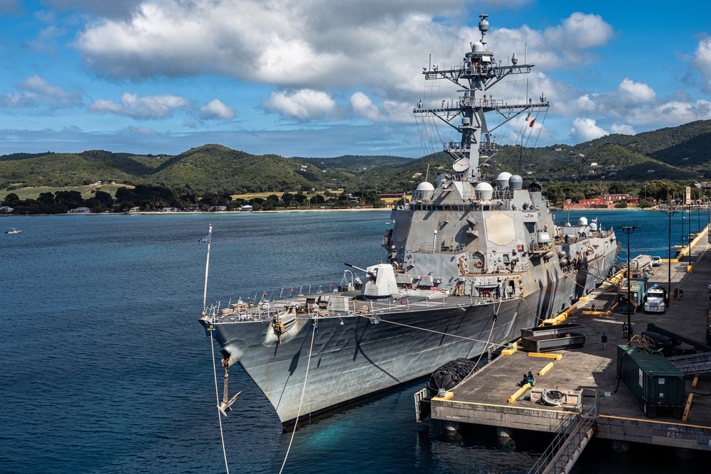 USS Bainbridge Arrives in St. Croix, U.S. Virgin Islands