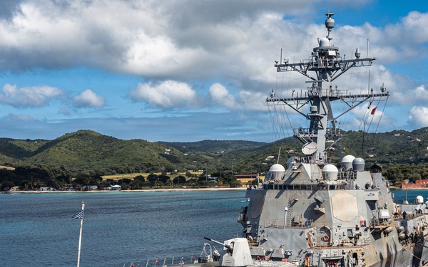 USS Bainbridge Arrives in St. Croix, U.S. Virgin Islands