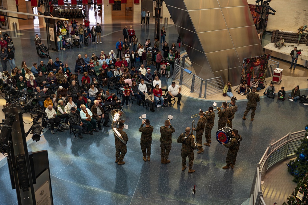Quantico Marine Brass Band Performs at the National Museum of the Marine Corps
