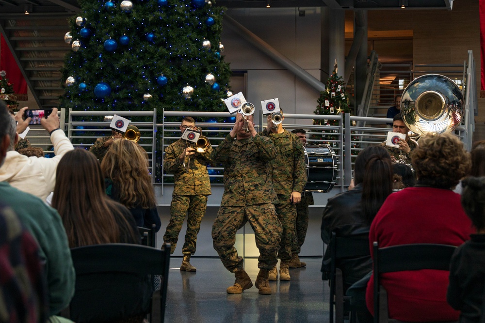 Quantico Marine Brass Band Performs at the National Museum of the Marine Corps