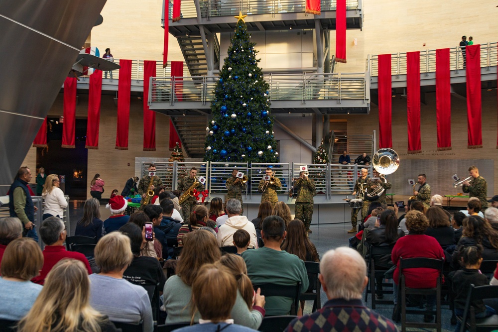 Quantico Marine Brass Band Performs at the National Museum of the Marine Corps