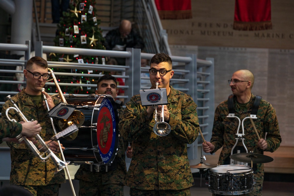 Quantico Marine Brass Band Performs at the National Museum of the Marine Corps