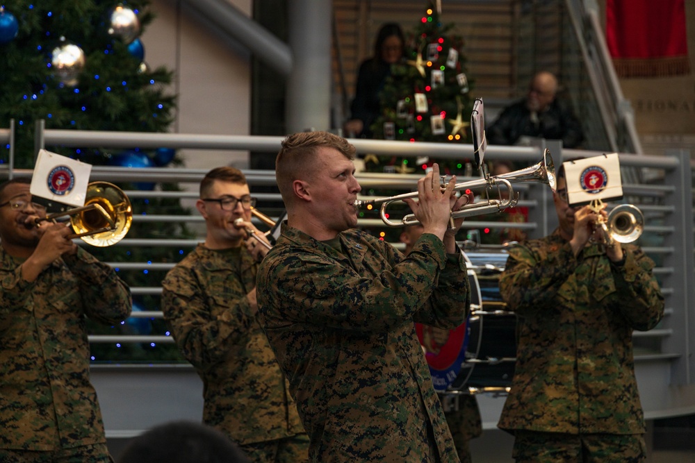 Quantico Marine Brass Band Performs at the National Museum of the Marine Corps