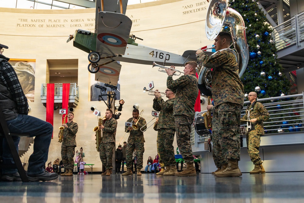 Quantico Marine Brass Band Performs at the National Museum of the Marine Corps