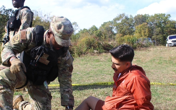 Joint Task Force Empire Shield emergency response exercises at Camp Smith