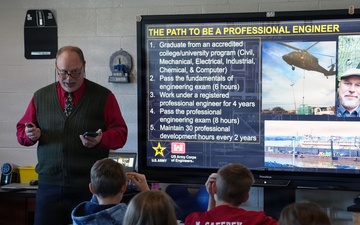 USACE Engineer Engages Fifth Graders Through STARBASE STEM Program in Wilmington