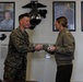 MCB Quantico’s Commanding Officer presents Challenge Coin