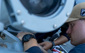 USS Stockdale conducts routine operations