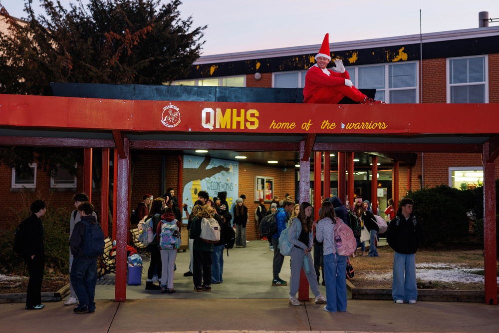 Elf on the Shelf greets Quantico’s students