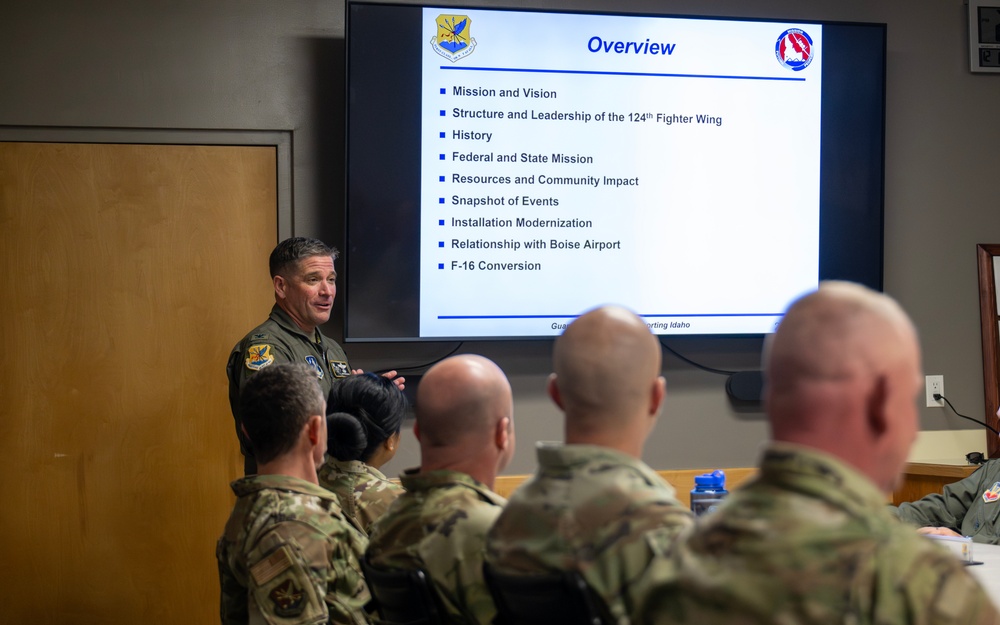 ACC leaders visit the Idaho Air National Guard