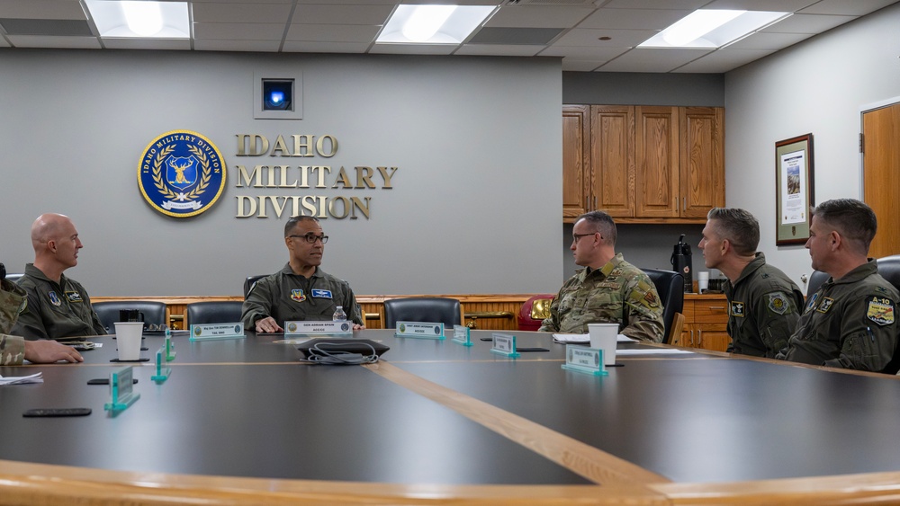 ACC leaders visit the Idaho Air National Guard
