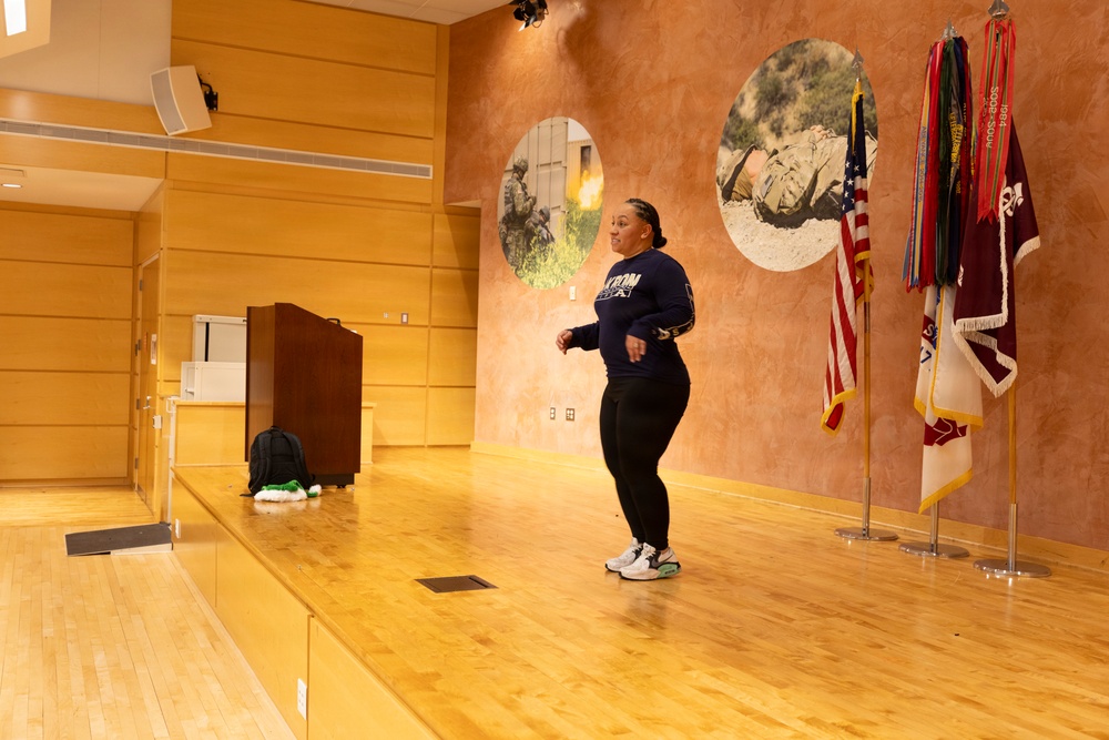 Zumba Class at the Walter Reed Army Institute of Research