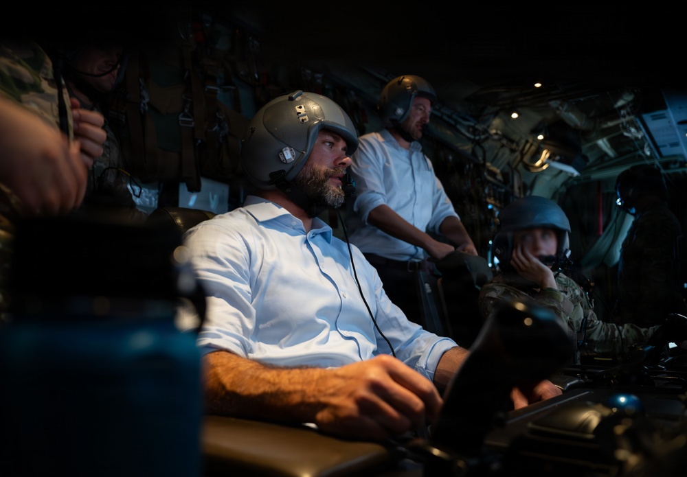 USECAF visits Hurlburt Field for AFSOC familiarization flight