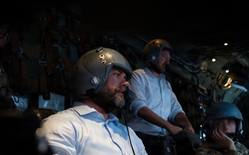 USECAF visits Hurlburt Field for AFSOC familiarization flight