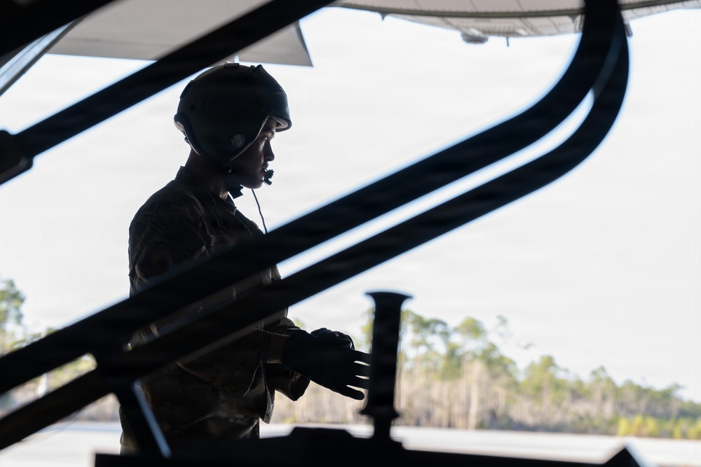 AC-130J Ghostrider crew conducts live fire