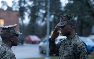 New York native, U.S. Marine promotes to Sergeant Major during European deployment