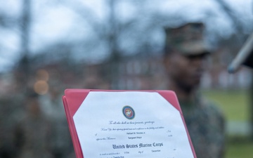 New York native, U.S. Marine promotes to Sergeant Major during European deployment