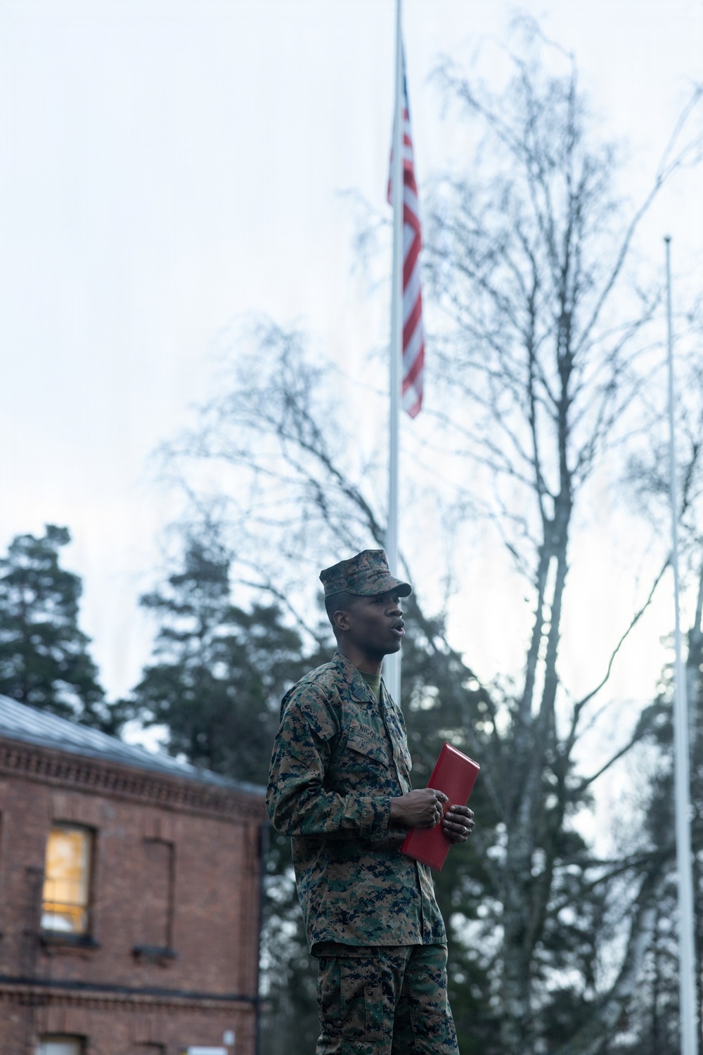 New York native, U.S. Marine promotes to Sergeant Major during European deployment