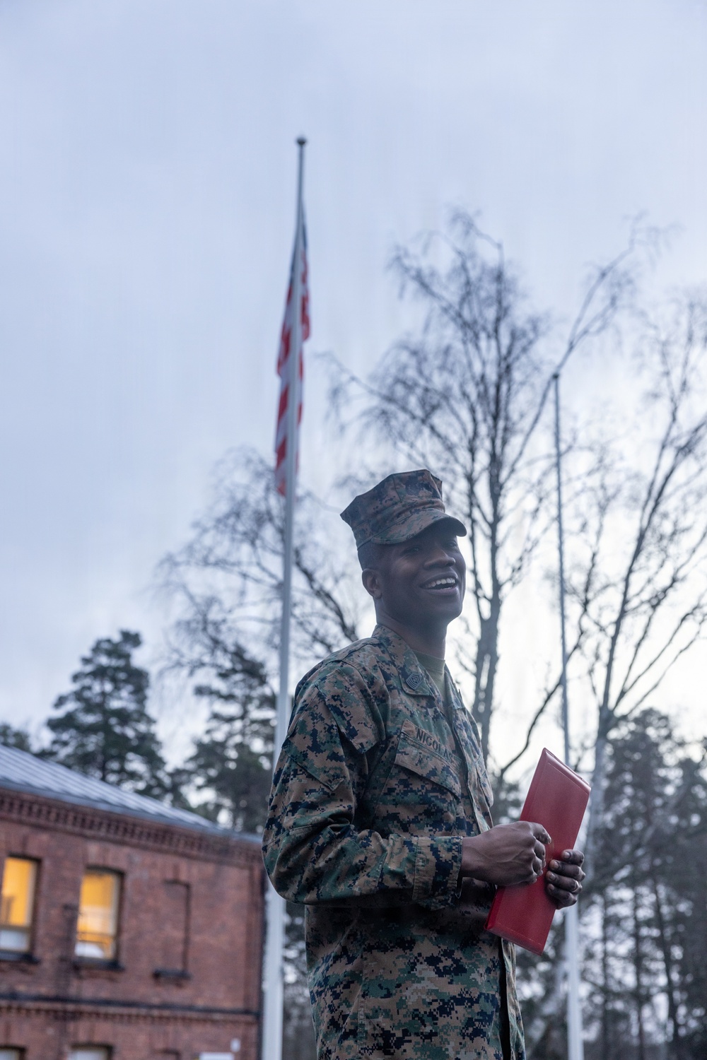 New York native, U.S. Marine promotes to Sergeant Major during European deployment