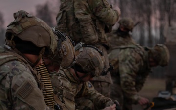 First Team Soldiers conduct resupply operations in preparation for urban operations