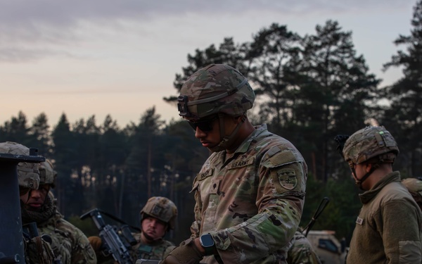 First Team Soldiers conduct resupply operations in preparation for urban operations