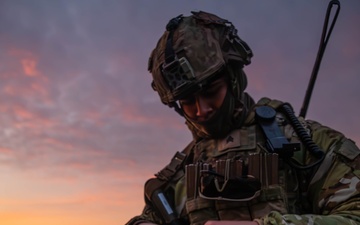 First Team Soldiers conduct resupply operations in preparation for urban operations