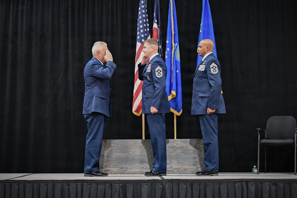 Ohio Air National Guard conducts state command chief change of authority ceremony