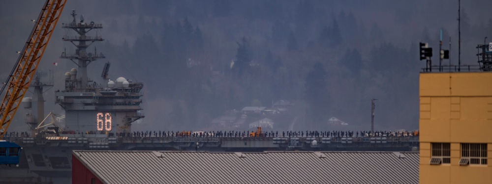 USS Nimitz (CVN 68) Returns to Homeport