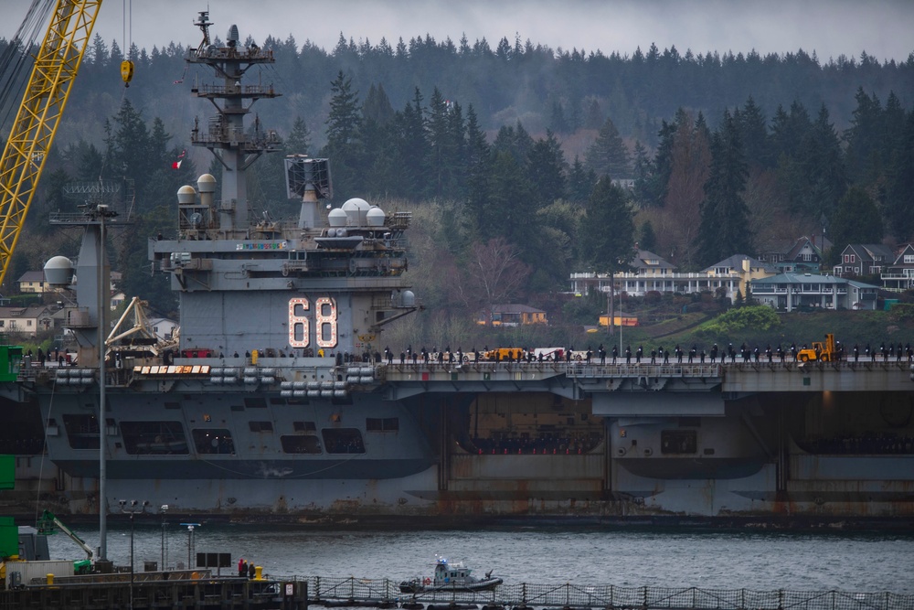 USS Nimitz (CVN 68) Returns to Homeport