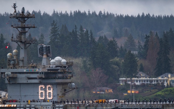 USS Nimitz (CVN 68) Returns to Homeport