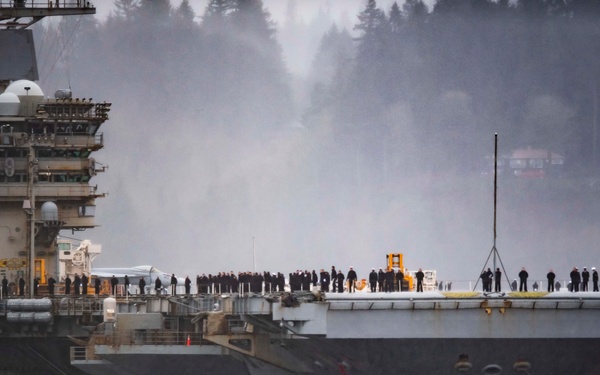 USS Nimitz (CVN 68) Returns to Homeport