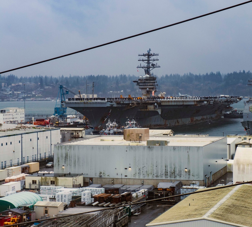 USS Nimitz (CVN 68) Returns to Homeport
