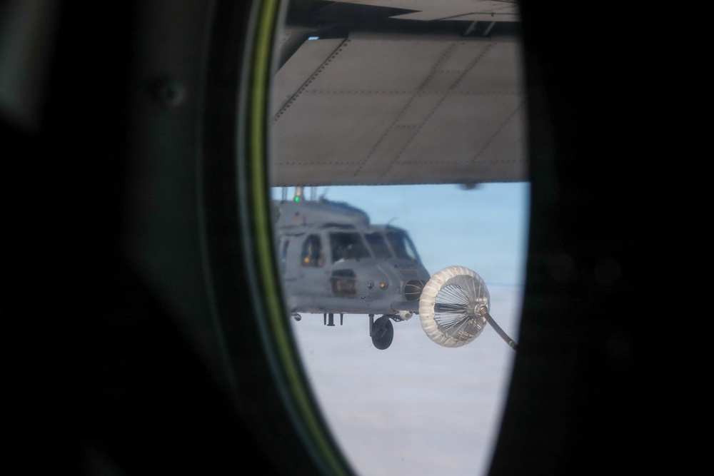 79th Rescue Squadron conducts resupply run during Steel Knight 25