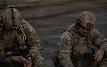 First Team Soldiers conduct resupply operations in preparation for urban operations