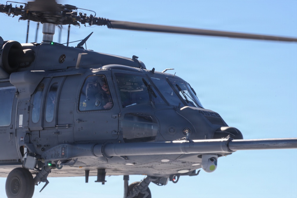 79th Rescue Squadron conducts resupply run during Steel Knight 25