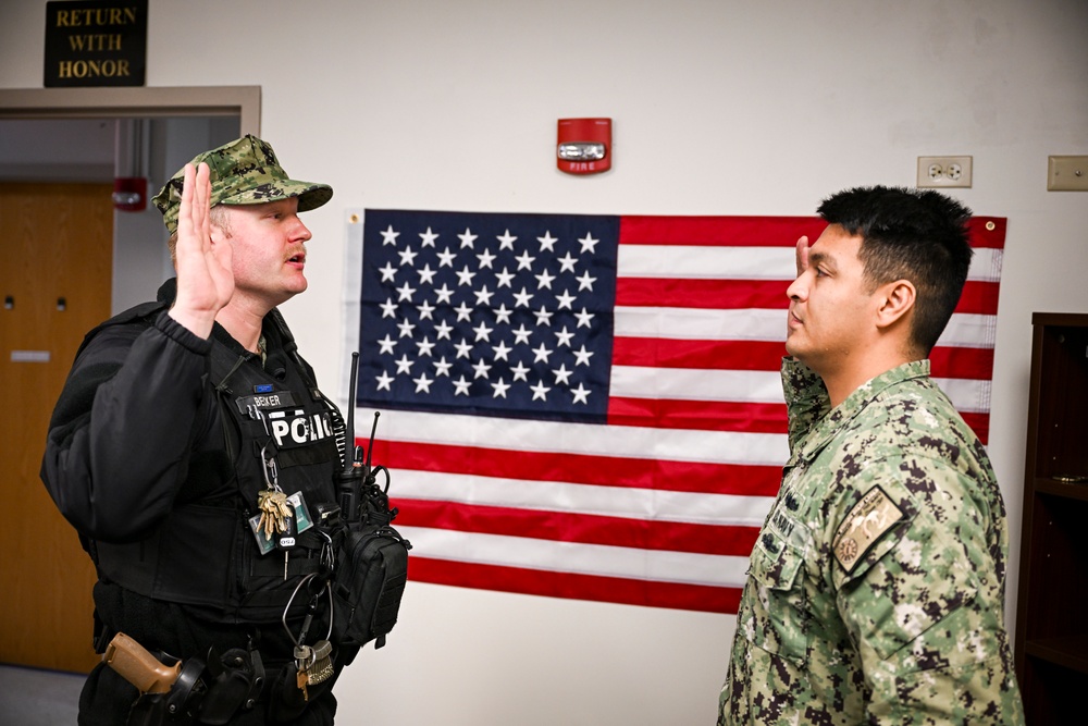 MA2 Becker Reenlists