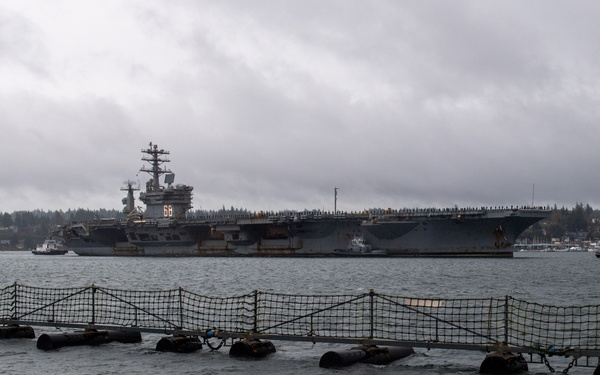 USS Nimitz (CVN 68) Returns to Homeport after 9 Month Deployment