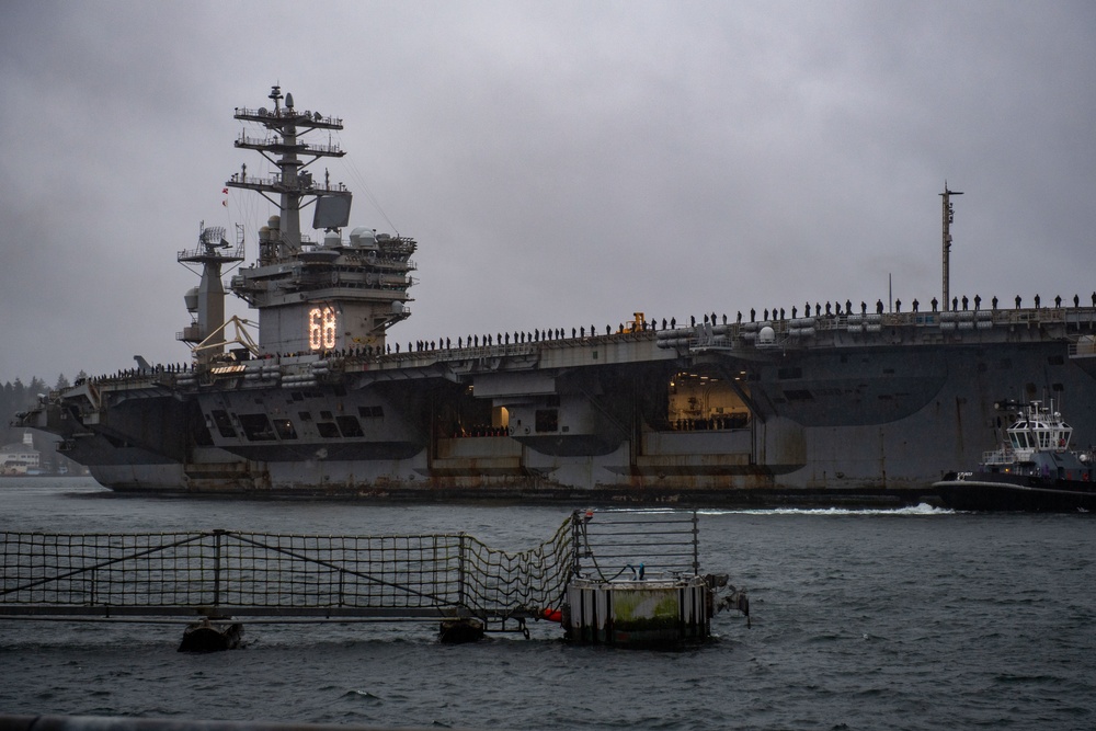 USS Nimitz (CVN 68) Returns to Homeport after 9 Month Deployment