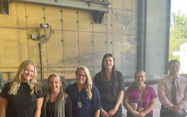 JPEO interns visit the enclosure on Picatinny Arsenal